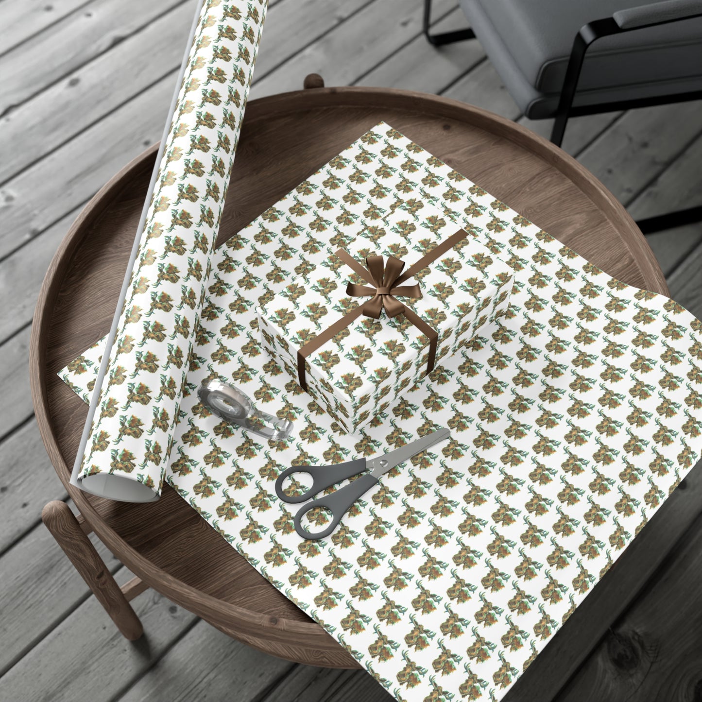 Moose Gift Wrap Paper