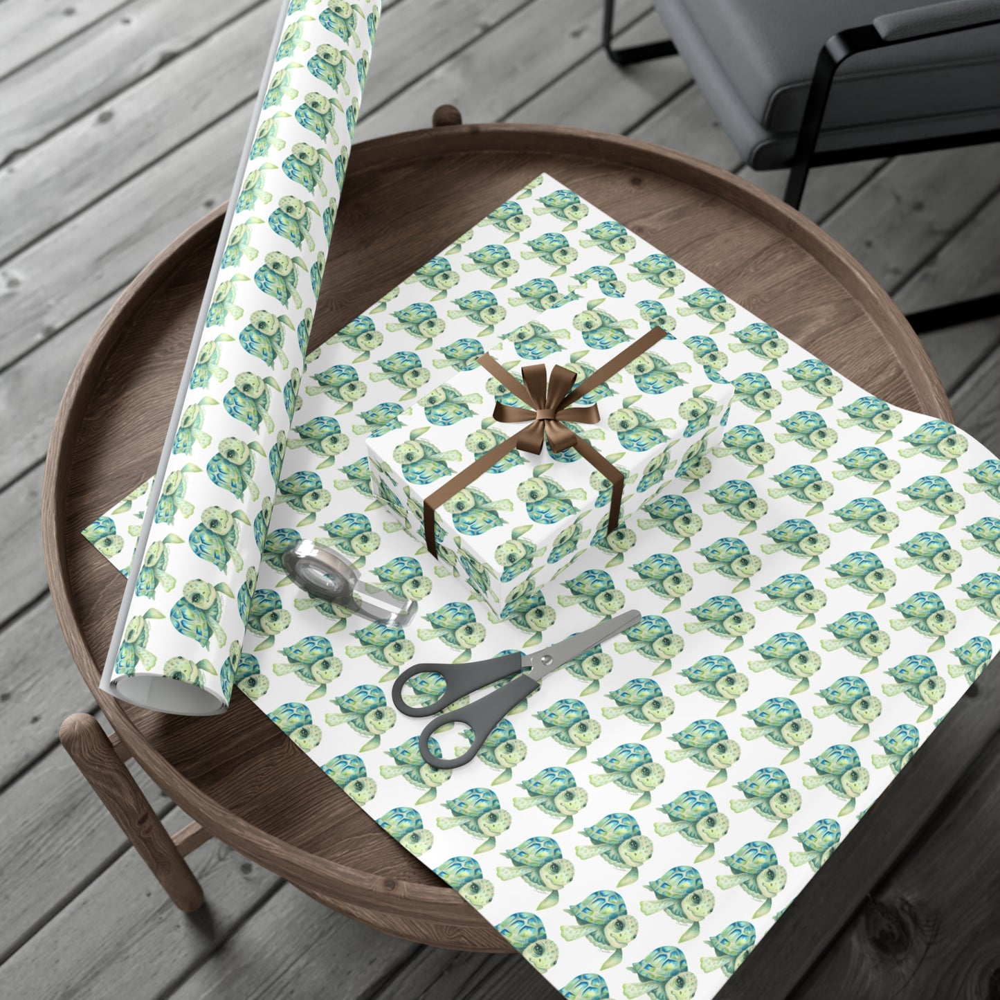 Turtle Gift Wrap Paper