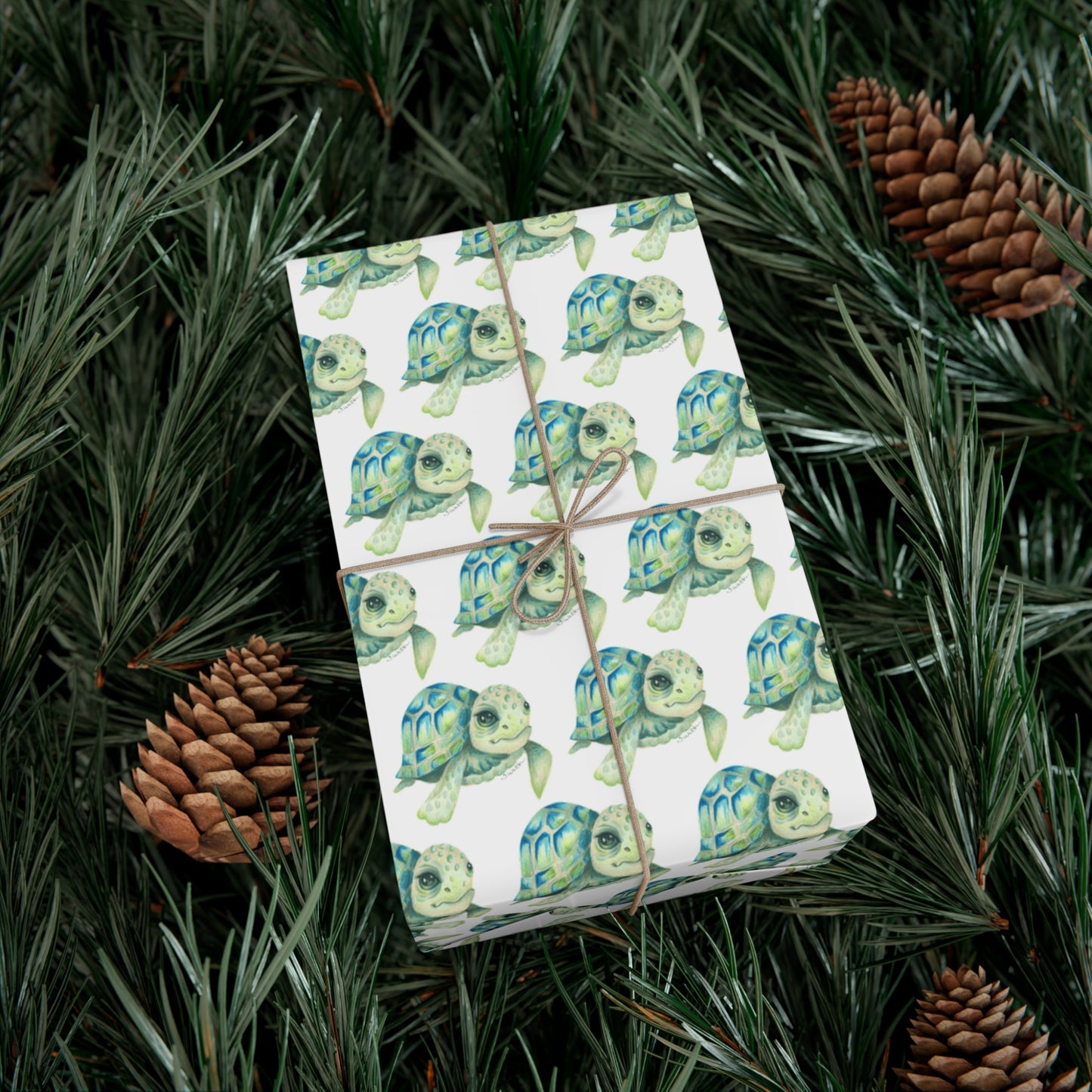 Turtle Gift Wrap Paper