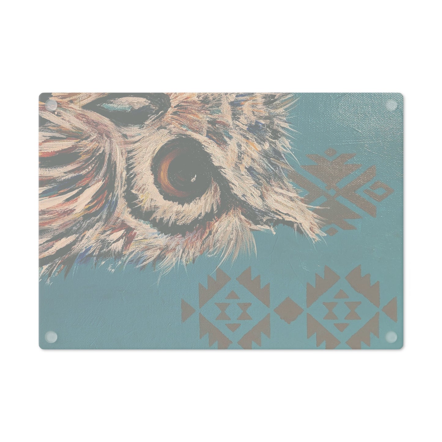 Aztec Owl Cutting Board