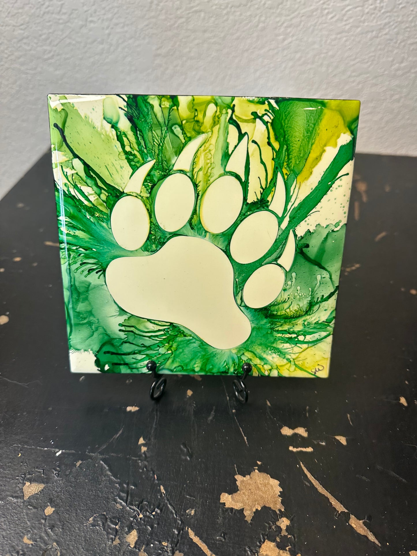 Wyoming Handpainted Hotplates- Set of 2