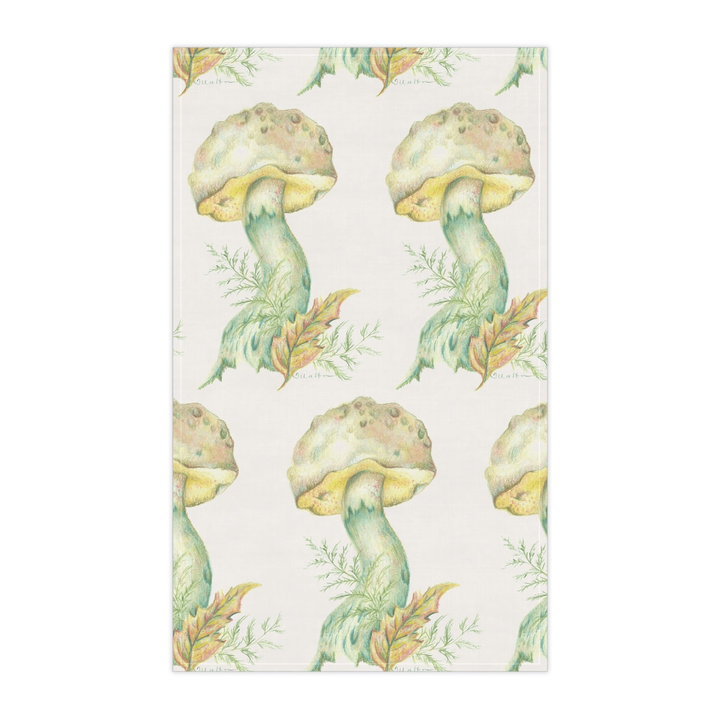 Mushroom Original Art Kitchen Towel~Style 1