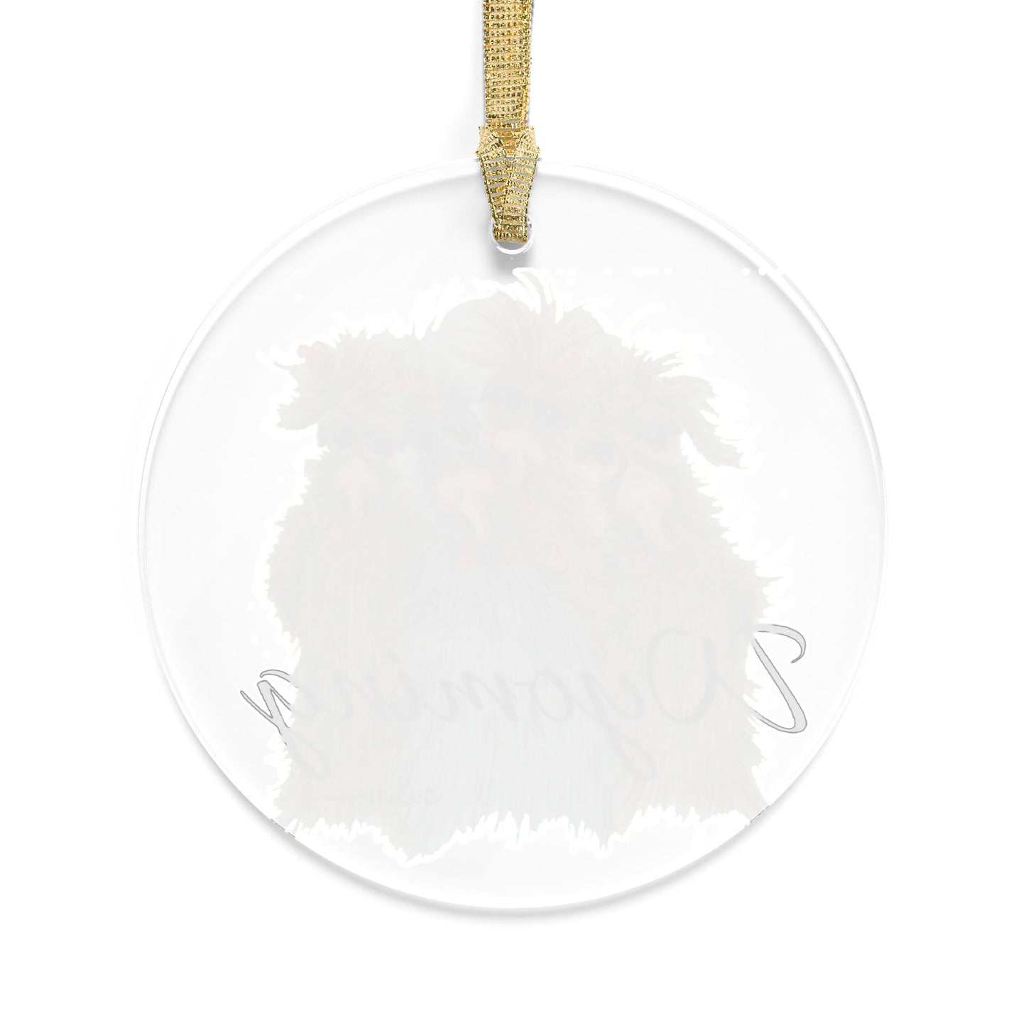 Wyoming Crazy Chickens Acrylic Ornament