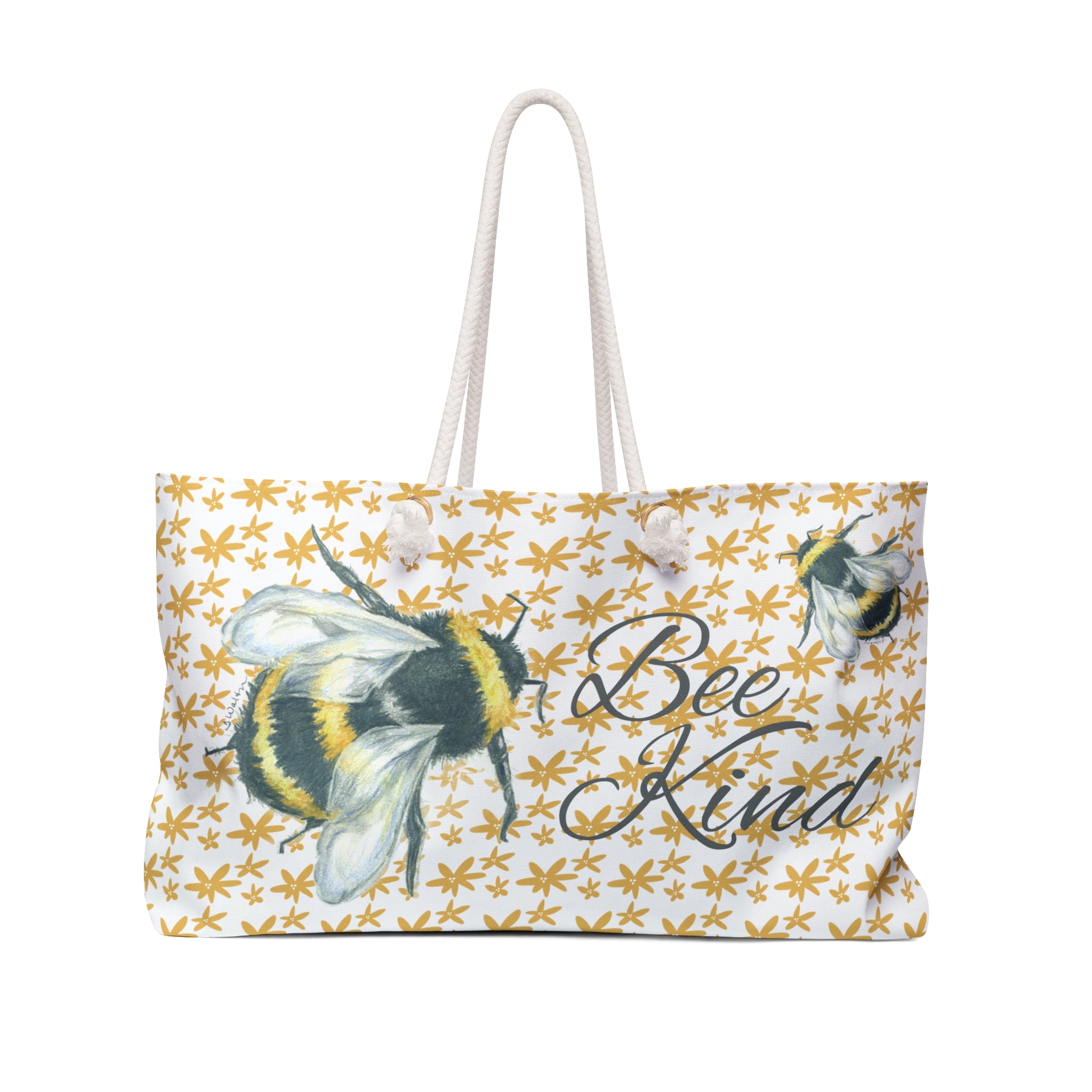 Be Kind Weekender Bag- buying Bee Kind