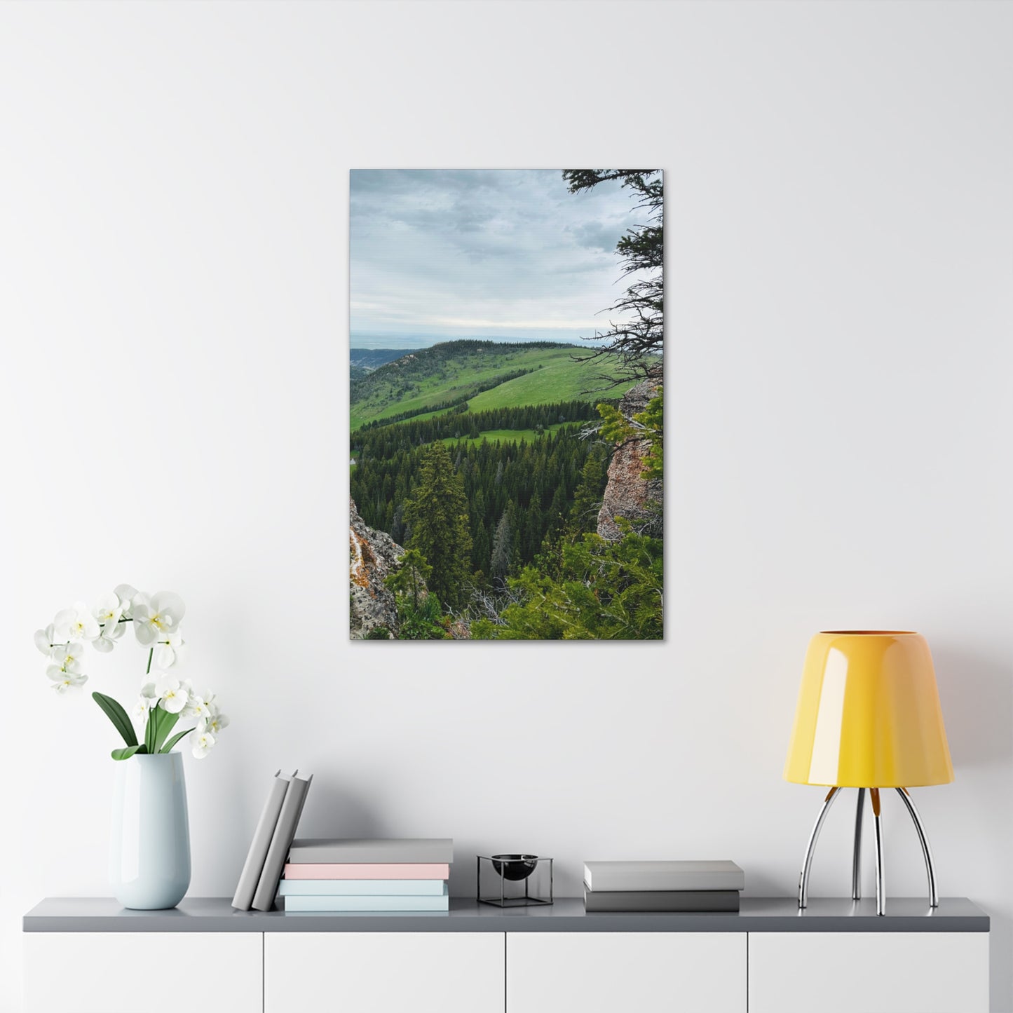 Freeze Out Big Horn Mountains Canvas Gallery Wrap