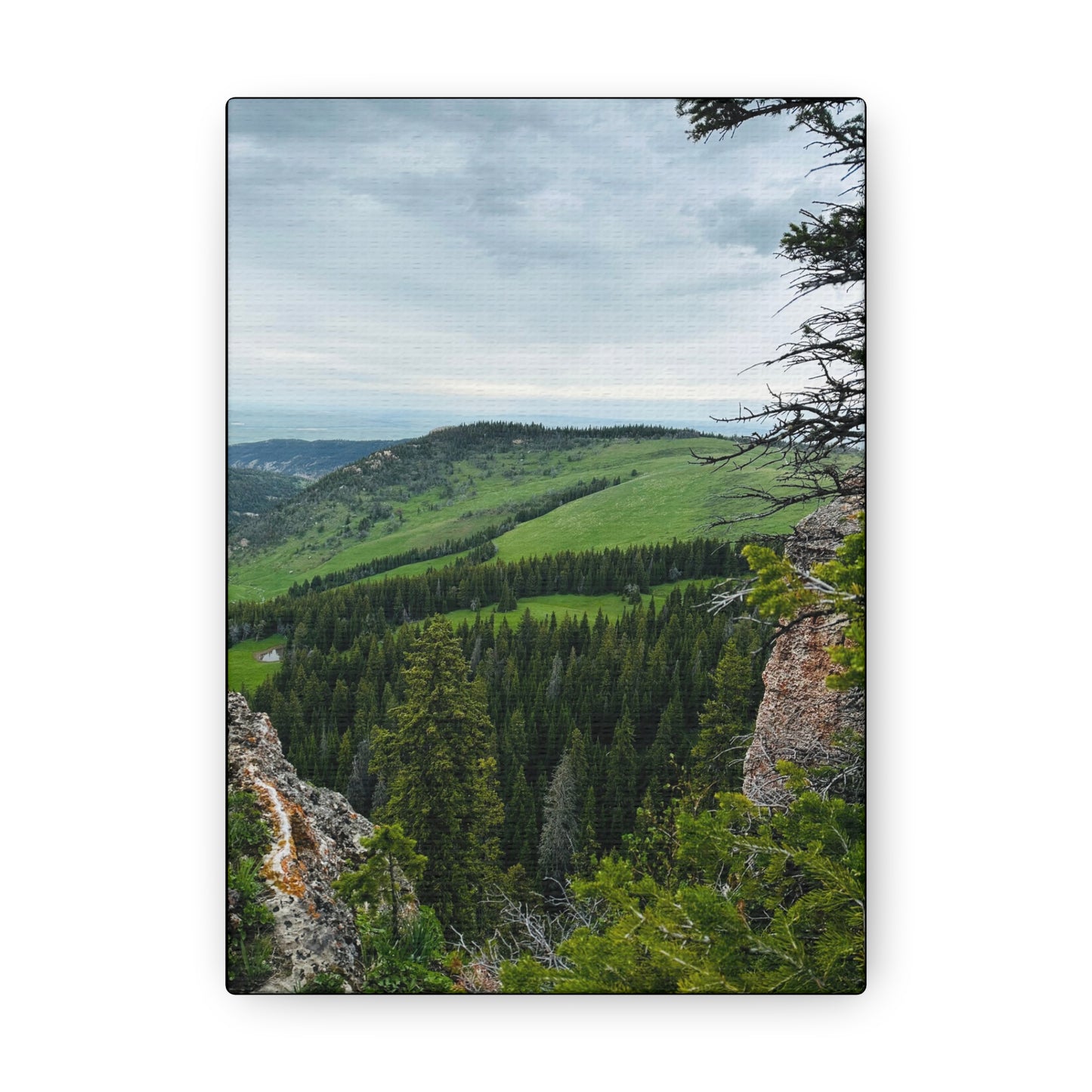 Freeze Out Big Horn Mountains Canvas Gallery Wrap