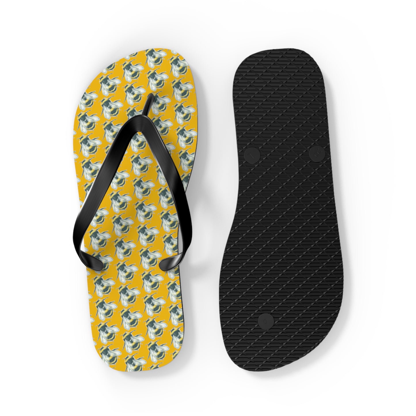 Original Art Bee Flip Flops