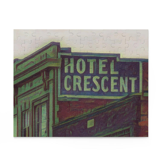 Sheridan Wyoming Hotel Crescent Puzzle (120, 252, 500-Piece)