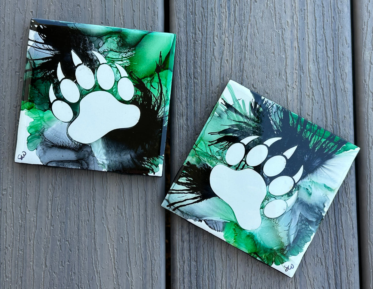 Woodsy Animal Coaster Set