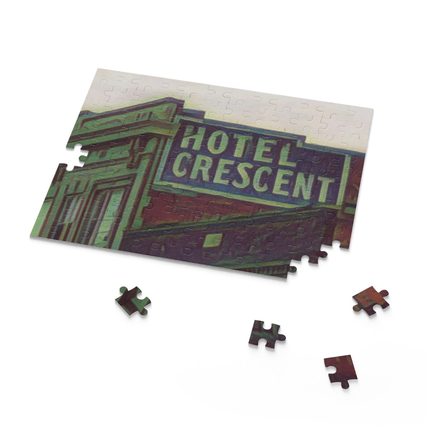 Sheridan Wyoming Hotel Crescent Puzzle (120, 252, 500-Piece)