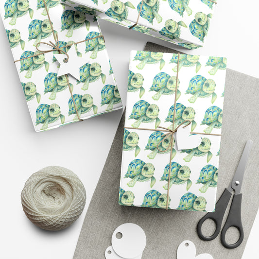 Turtle Gift Wrap Paper