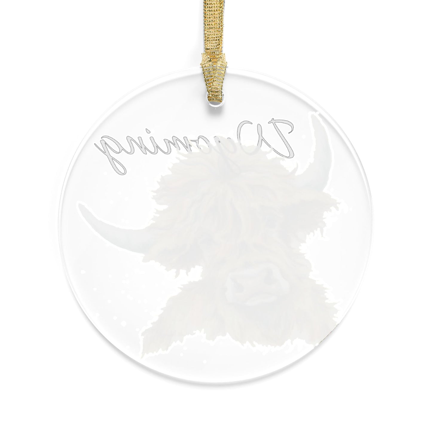 Acrylic Ornament - Highlander Wyoming by Terri Walton