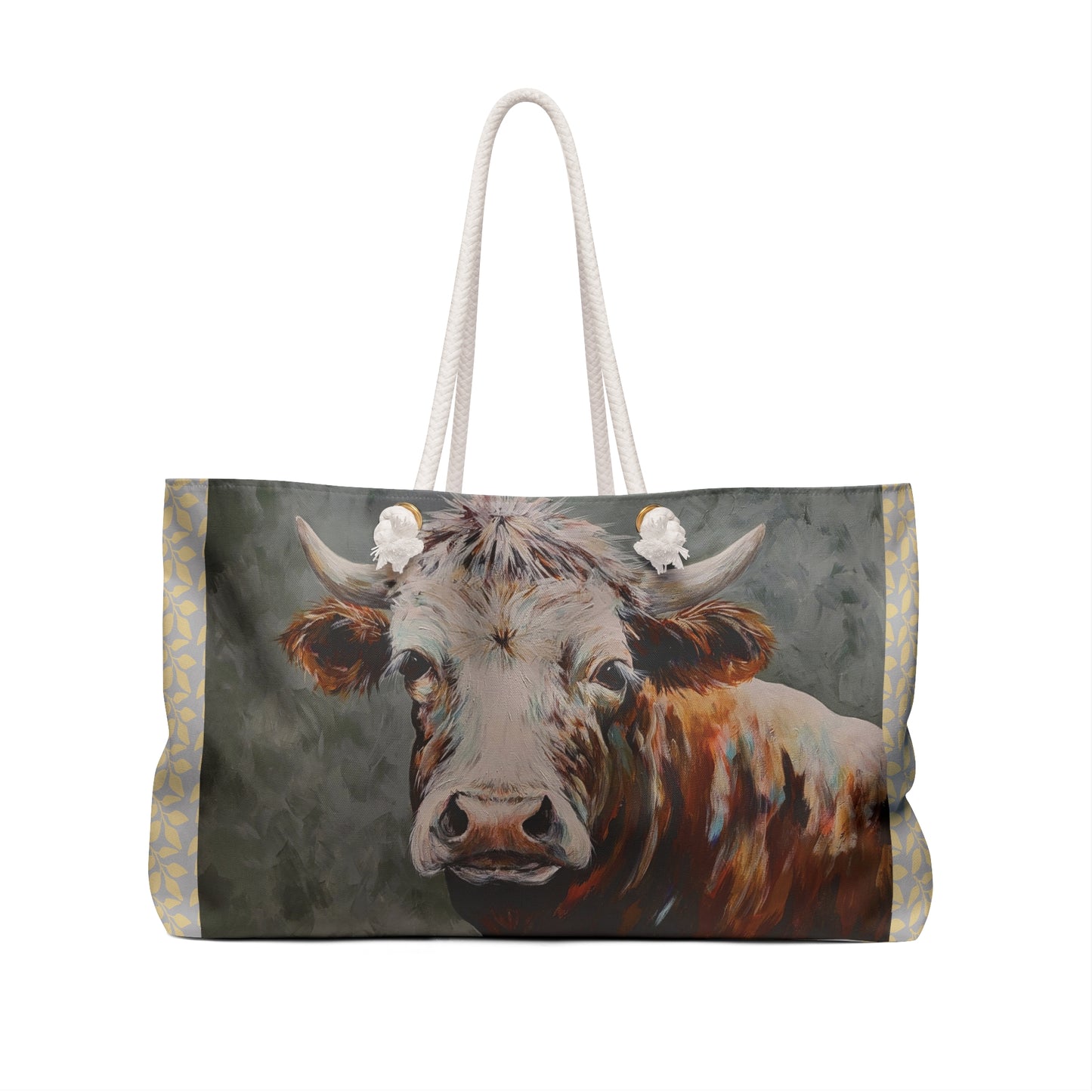 'Maddox' ~ Cow Weekender Bag