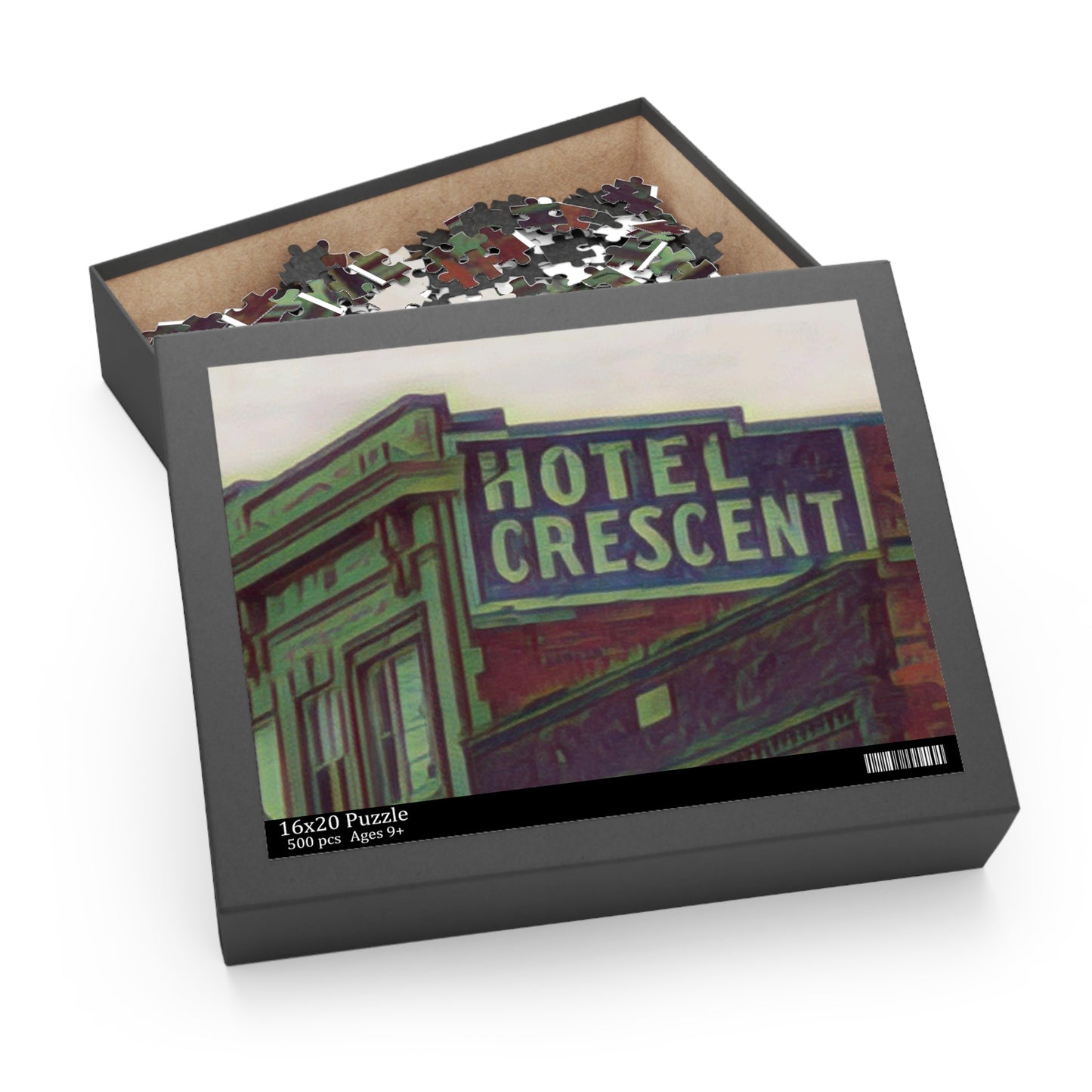 Sheridan Wyoming Hotel Crescent Puzzle (120, 252, 500-Piece)