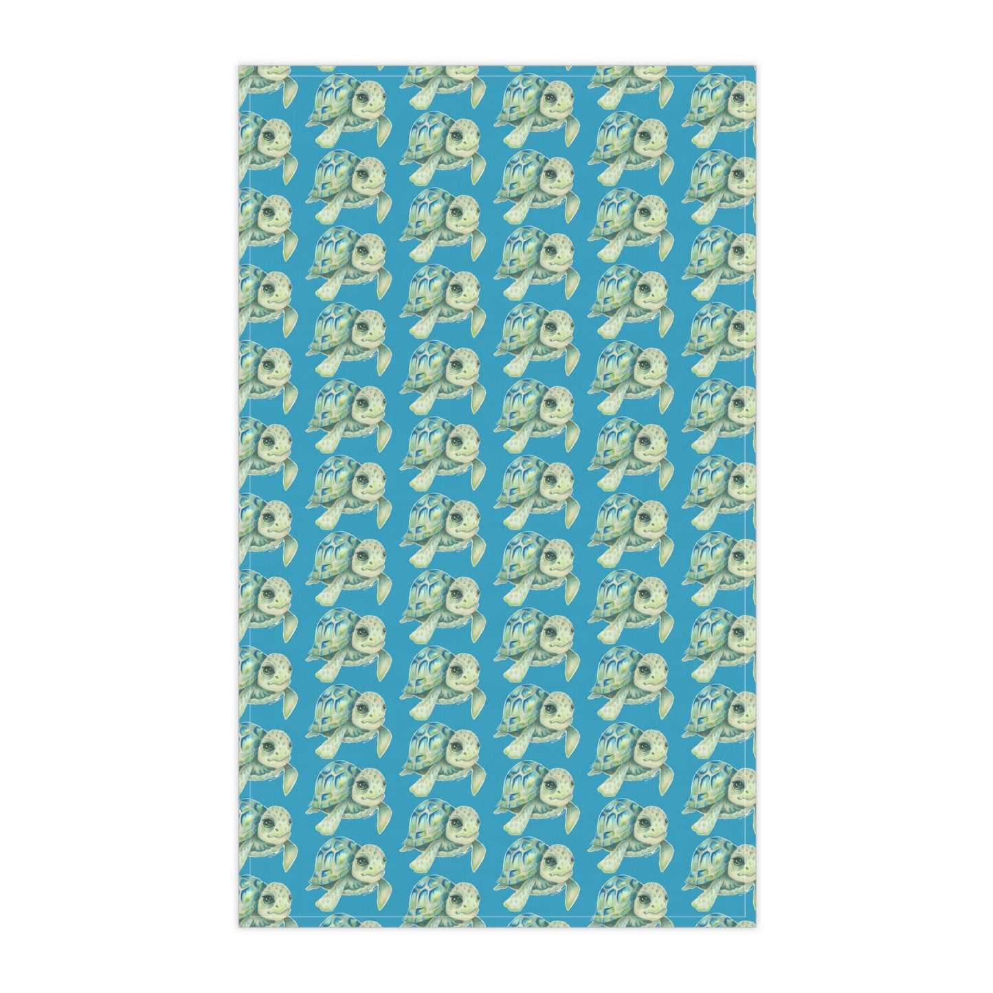 Turtle Original Art Kitchen Towel~Style 3