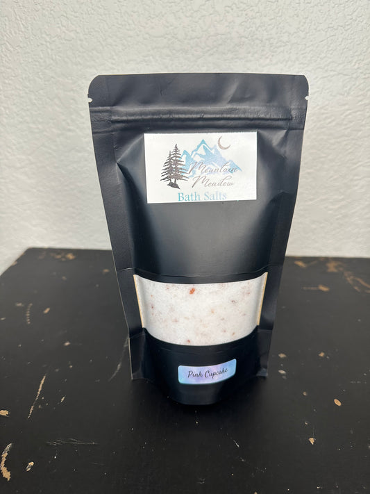 Mountain Meadows Bath Salts ~ Pink Cupcake