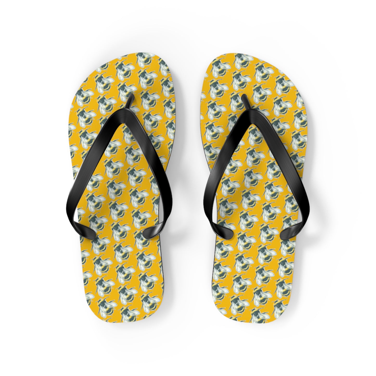 Original Art Bee Flip Flops