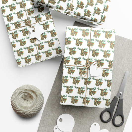 Moose Gift Wrap Paper