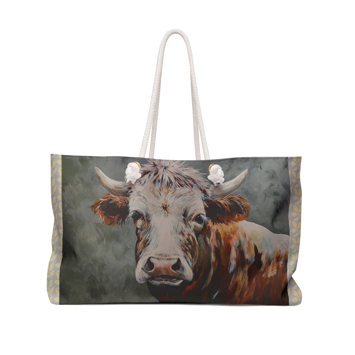 'Maddox' ~ Cow Weekender Bag