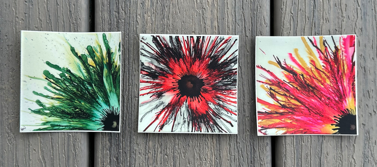 Original Art Stickers-Set of 3